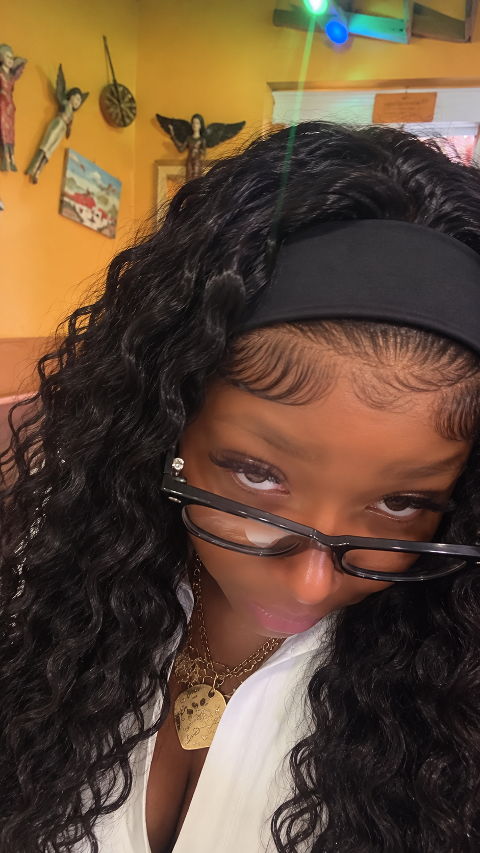 ZahBella Effortless Curly Headband Wig