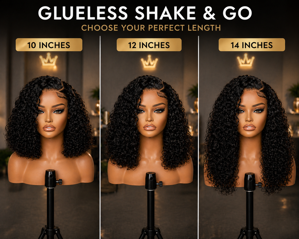 Effortless Bella™ Glueless Drip Shake & Go Wig