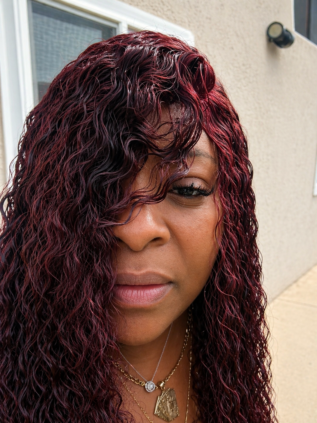 Cherry Seduction Curly Wig