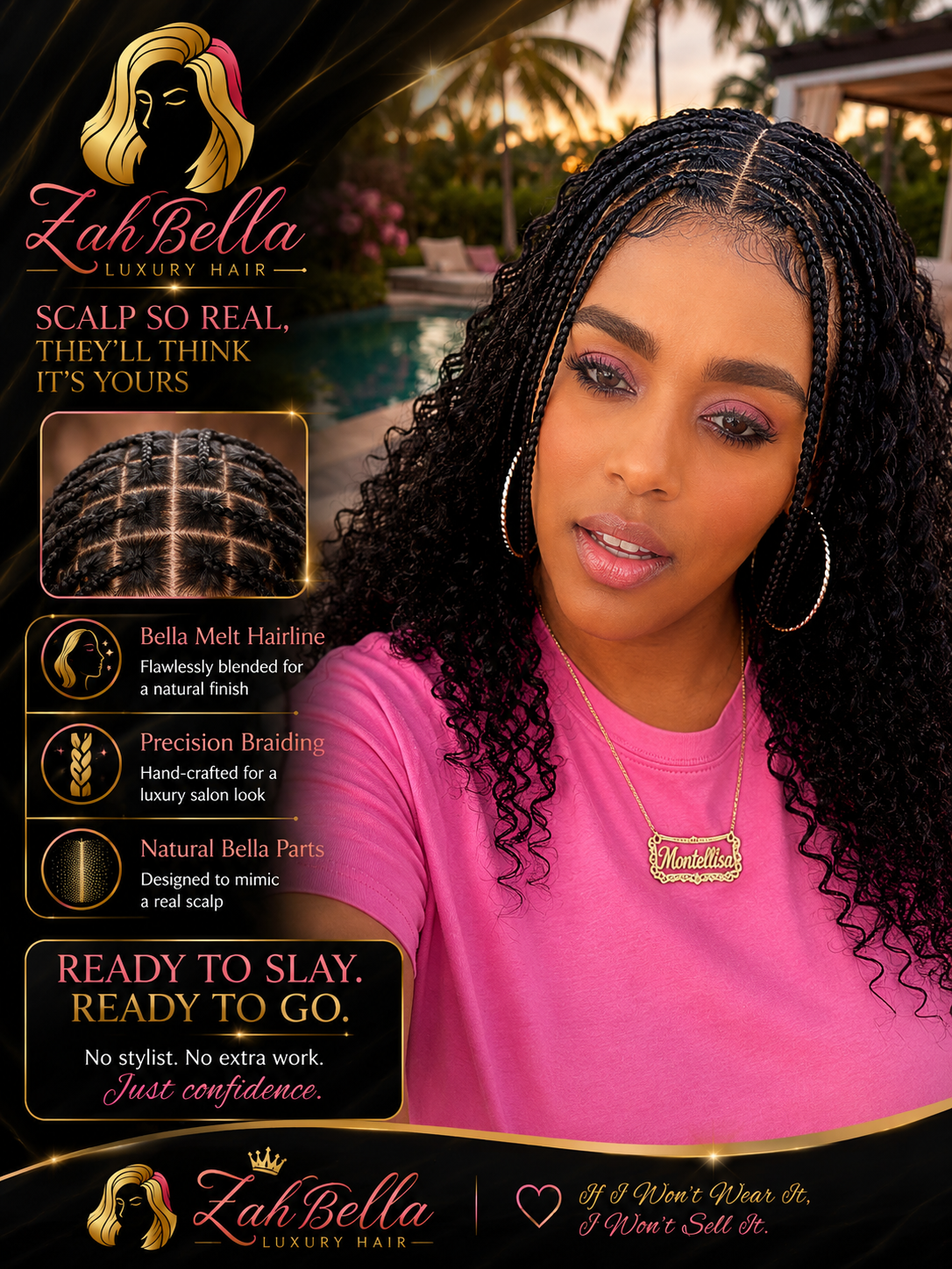 ZahBella Boho Bob