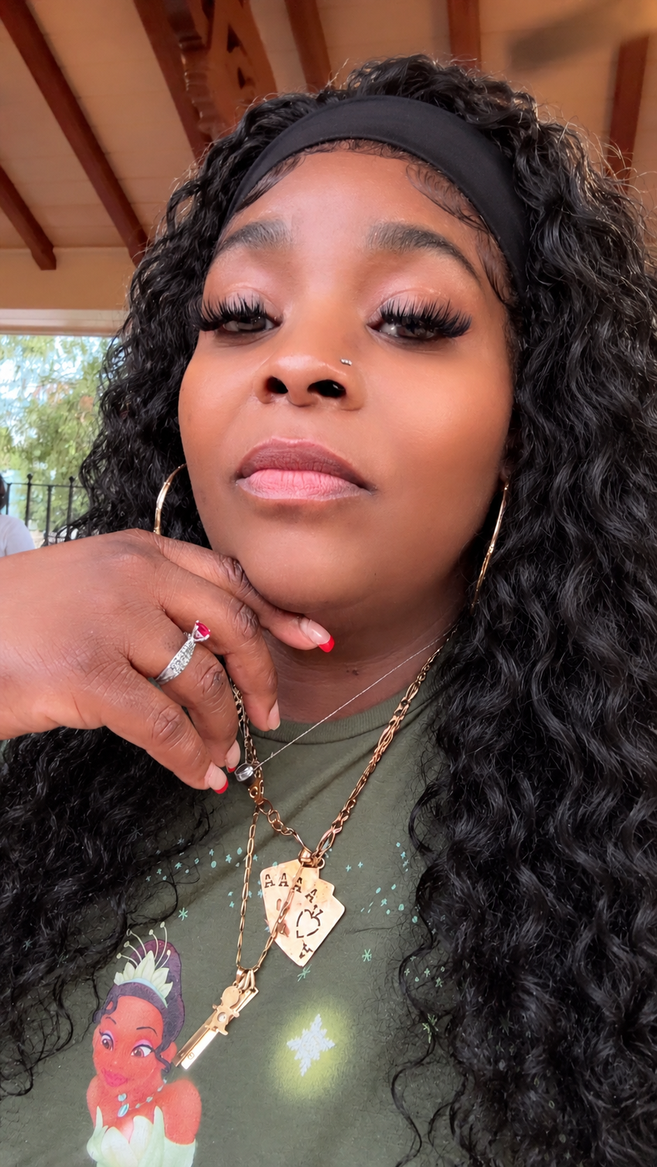 ZahBella Effortless Curly Headband Wig