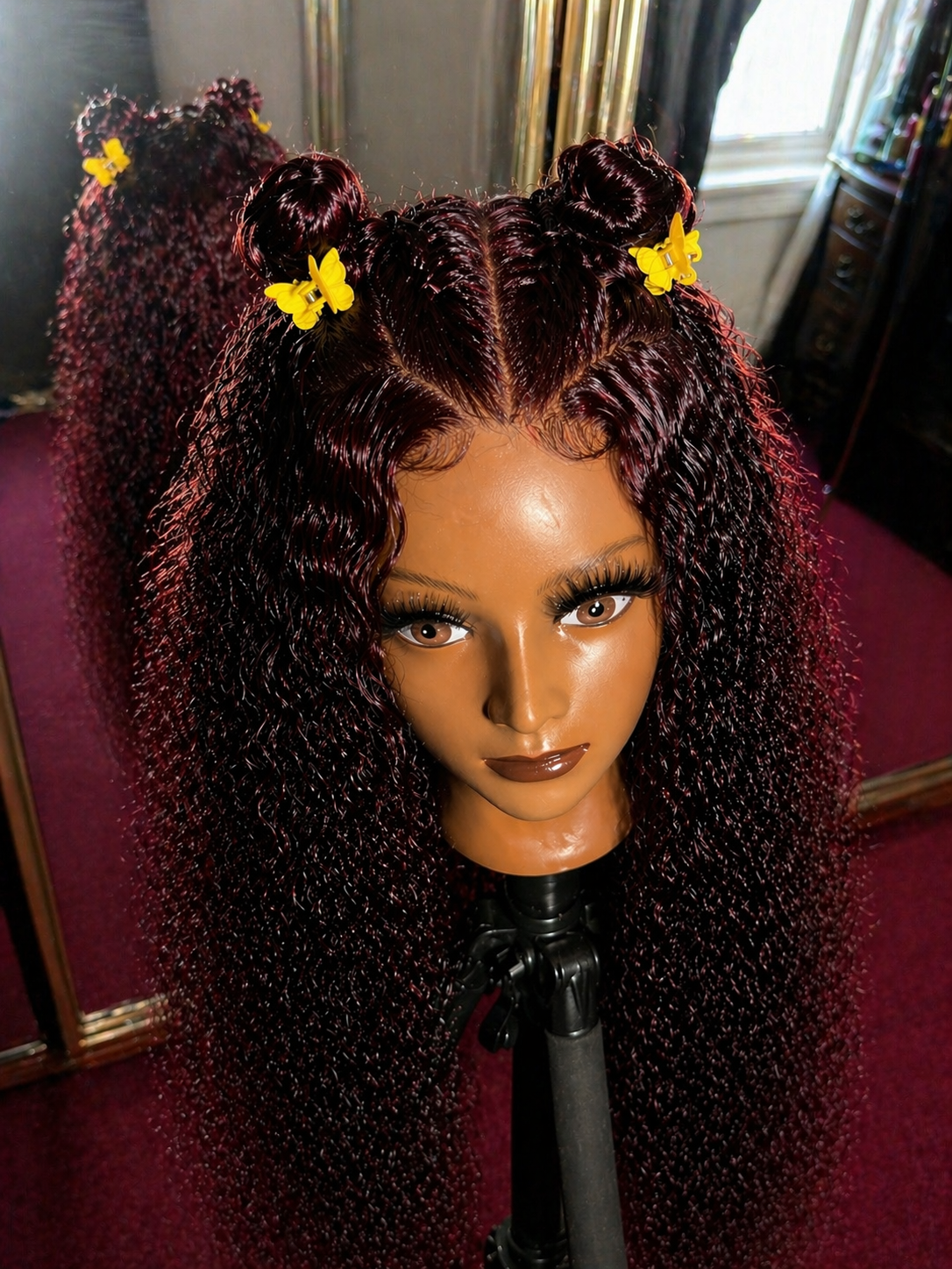 Cherry Seduction Curly Wig