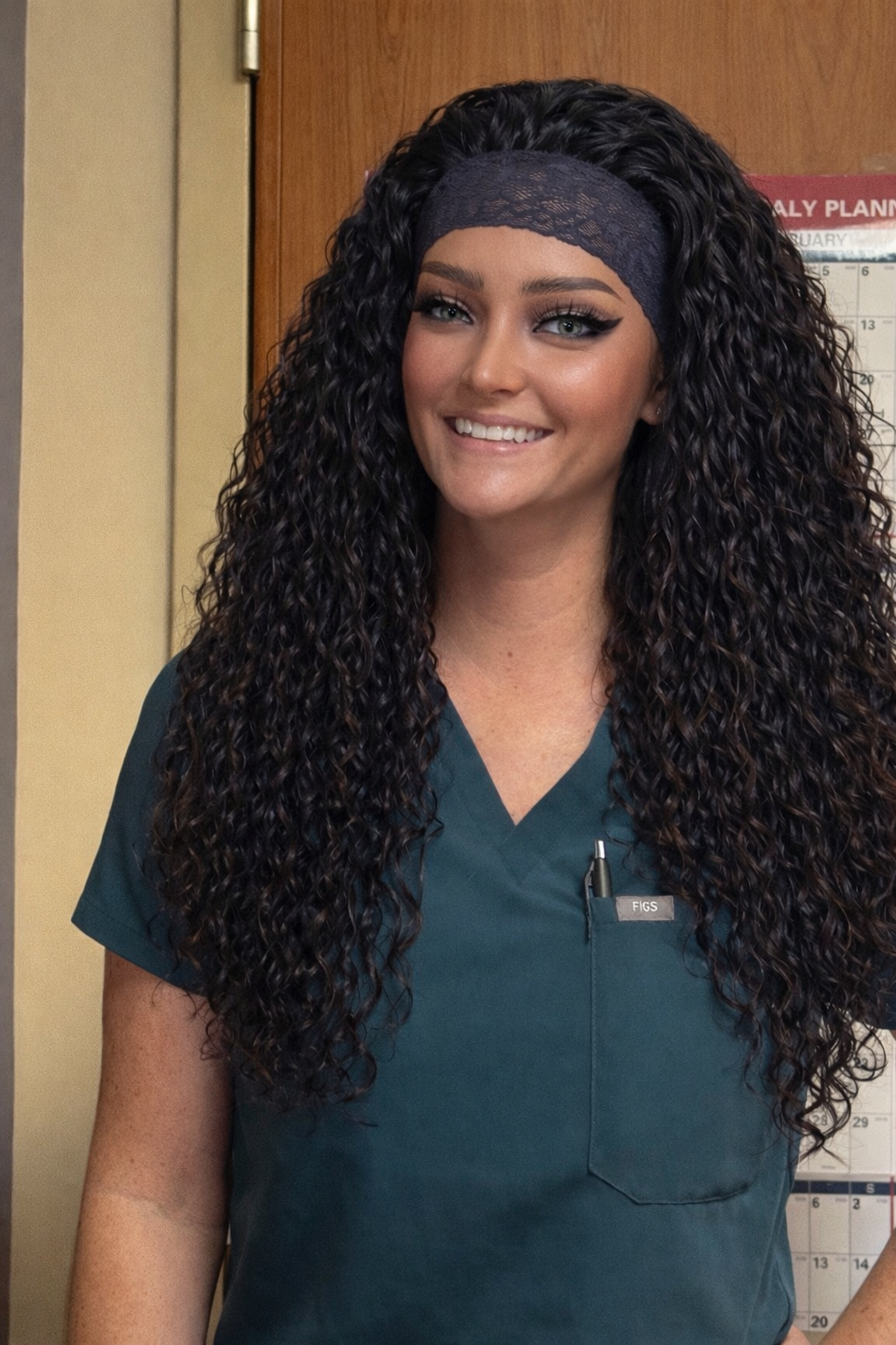 ZahBella Effortless Curly Headband Wig