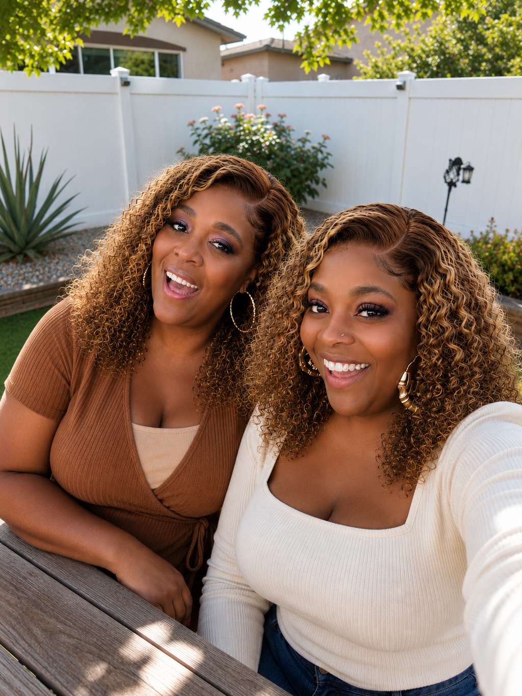 ZahBella Honey Luxe Curly Bob