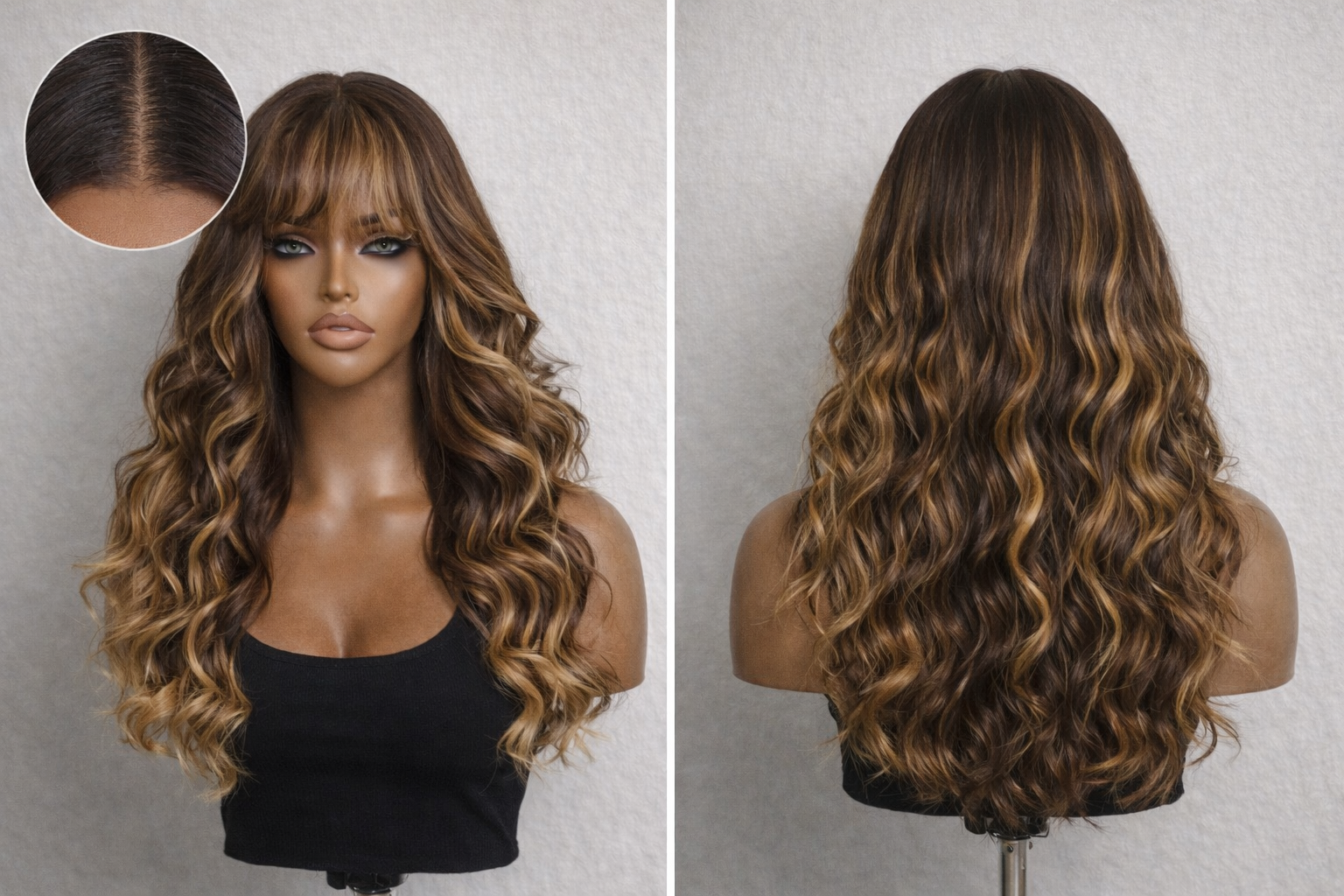 Throw On & Go Drip Bang Wig