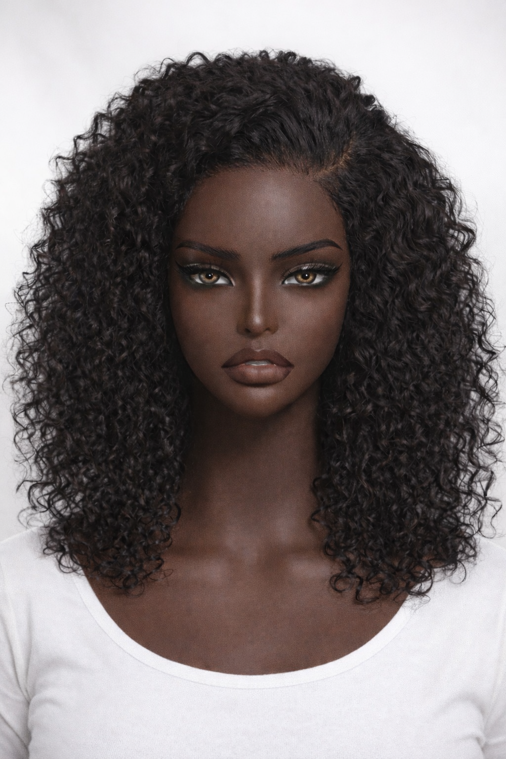 ZahBella Natural Melt Jerry Curl HD Lace Wig