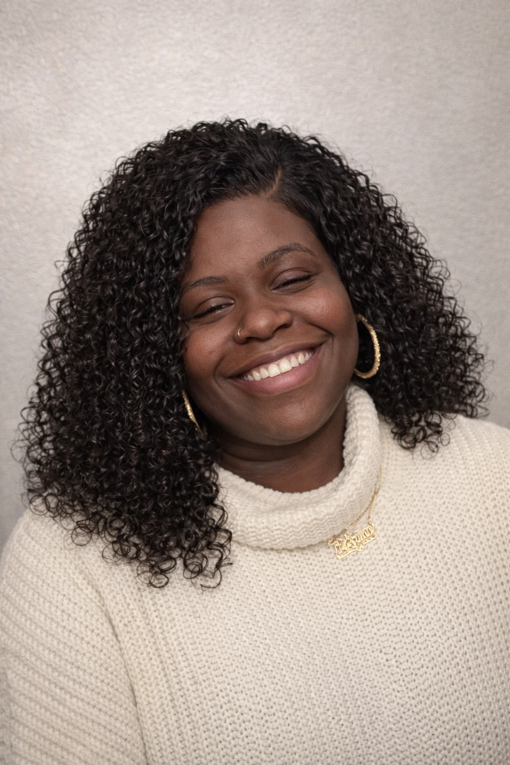 ZahBella Natural Melt Jerry Curl HD Lace Wig