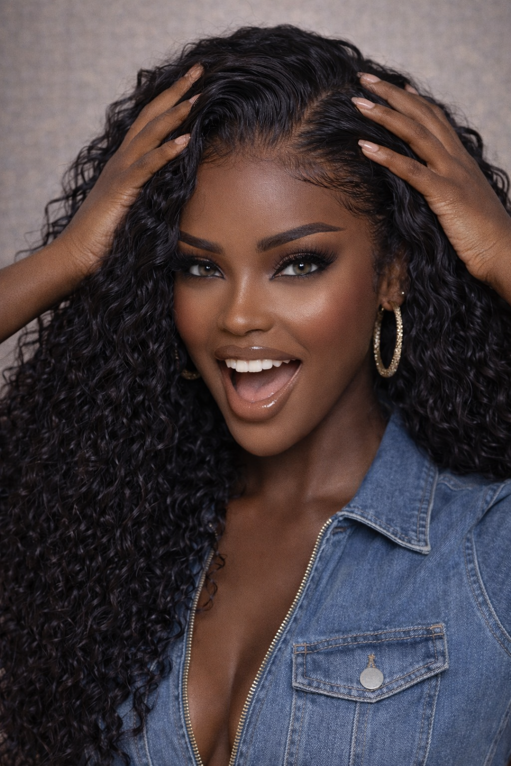 ZahBella Luxe Curly Wig