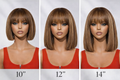 ZahBella Latte Drip Bob Wig