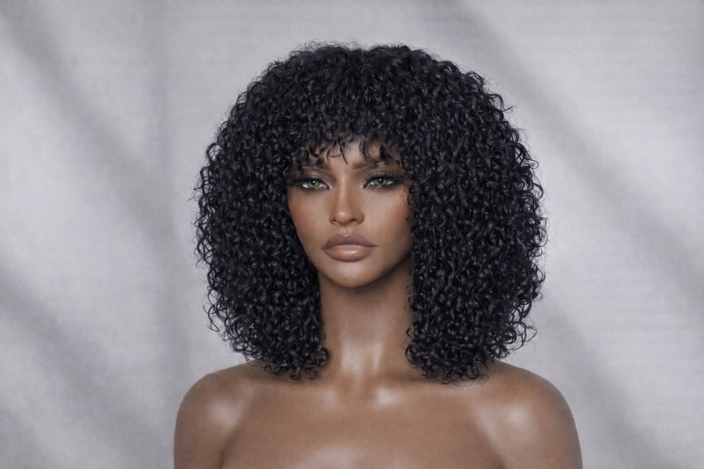 ZahBella Drip Curl Luxe – Natural Curl Glueless Unit