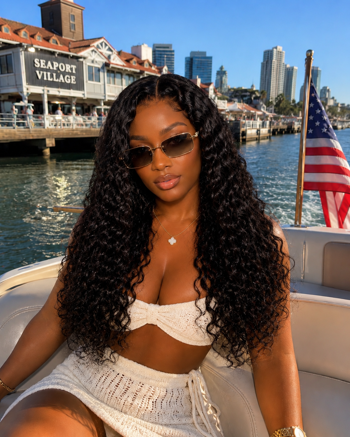 ZahBella Signature Crimp Wave Wig
