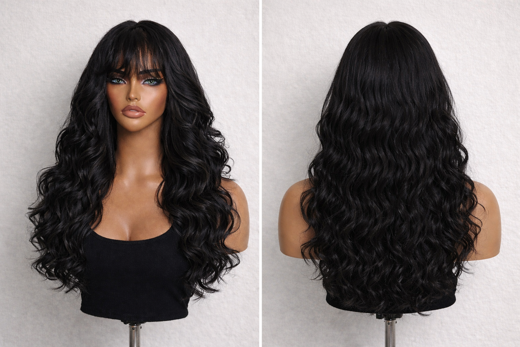 Throw On & Go Drip Bang Wig