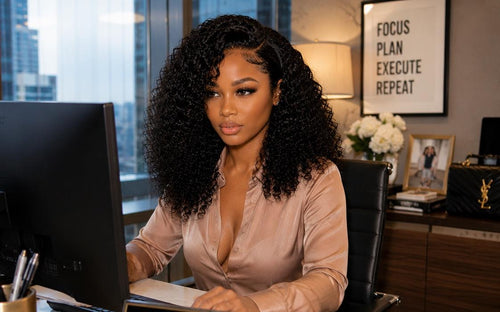 ZahBella Allure  Face-Framing Curly Wig